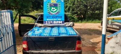 Polícia Militar apreende produtos de Descaminho durante abordagem no distrito de Boqueirão