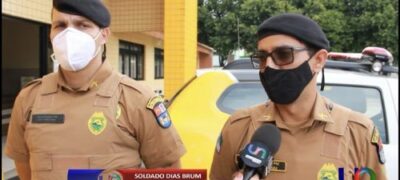 Ao lado do companheiro de farda, policial bela-vistense salva a vida de idoso com cardiorrespiratório no Paraná