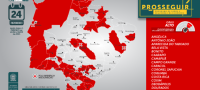 Prosseguir: MS tem 31 municípios na bandeira vermelha, incluindo a Bela Vista 