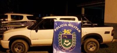 Polícia Militar recupera caminhonete furtada e prende homem por Receptação no distrito de Alto Caracol