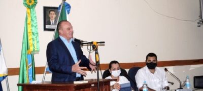 Prefeito Neco Pagliosa prega união e transparência na abertura dos trabalhos 2021 na Câmara de Caracol