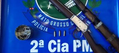 Polícia Militar apreende duas Armas de Fogo em Bela Vista e prende homem em flagrante