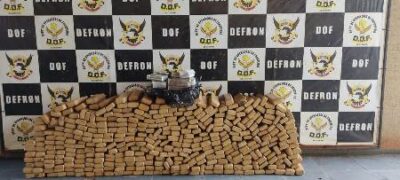 Camionete com mais de meia tonelada de maconha foi apreendida pelo DOF durante a Operação Hórus