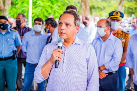 “Investimento na estrutura policial melhora o atendimento à população de Mato Grosso do Sul”, afirma Coronel David em entrega de viaturas para os municípios