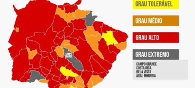 Com risco extremo, recomendação é fechar tudo na Capital, Bela Vista e mais 2 cidades