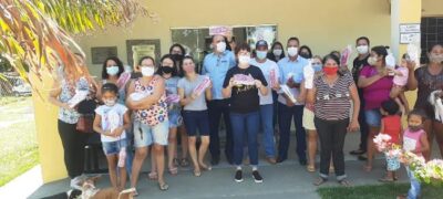Prefeito e vice-prefeito de Caracol fazem homenagem as mulheres