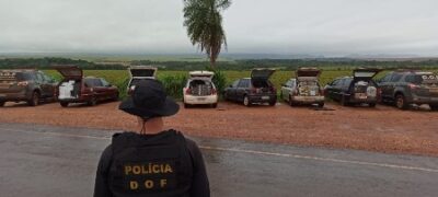 Comboio de veículos com produtos ilegais avaliados em mais de 600 mil reais foram apreendidos pelo DOF