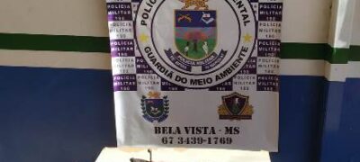 Polícia Militar Ambiental de Bela Vista prende dois paraguaios caçando e apreende armas de caça e munições