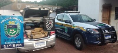 Polícia Militar, do distrito do Boqueirão e Força Tática de Jardim, apreendem mais de 200 quilos de maconha
