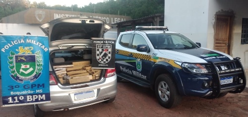 Polícia Militar, do distrito do Boqueirão e Força Tática de Jardim, apreendem mais de 200 quilos de maconha