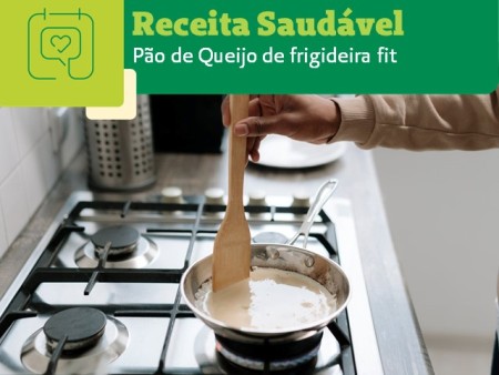 Receita Saudável: Pão de Queijo de frigideira fit  