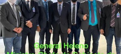 Em Brasília, vereadores de Bela Vista se reúnem com o ministro do GSI General Heleno
