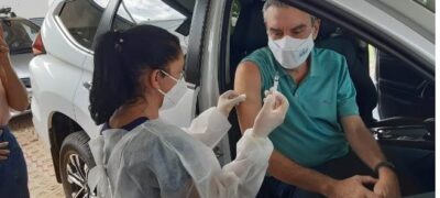 Presidente da Assembleia Legislativa do MS toma primeira dose de vacina contra covid-19