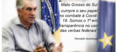 Reinaldo Azambuja diz que Mato Grosso do Sul cumpre papel no combate à Covid e busca ampliar vacinação com compra de novas doses
