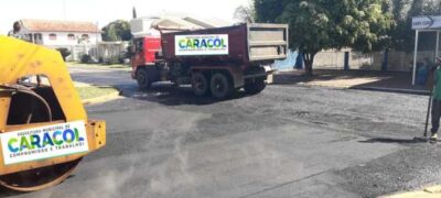 Prefeitura Municipal de Caracol inicia obras de recapeamento e tapa buracos