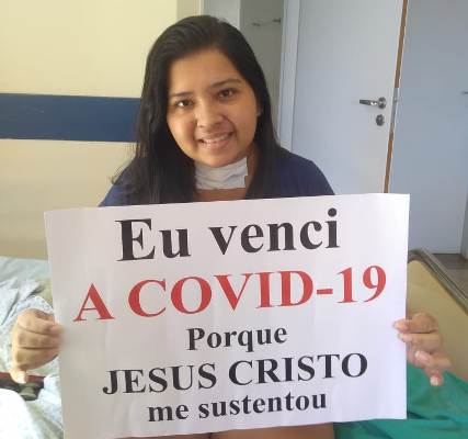 Bela-vistense e mais um paciente que venceu a Covid-19