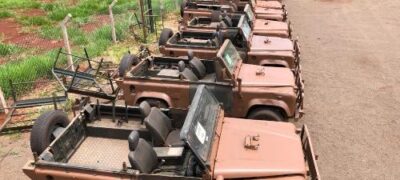 Exército leiloa veículos 4 x 4, ideais para o trabalho na fazenda