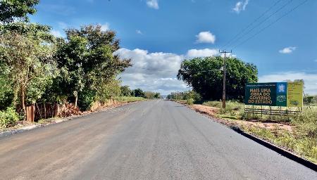 Em Bela Vista, estrada das Caieras recebe os primeiros quilômetros de asfalto