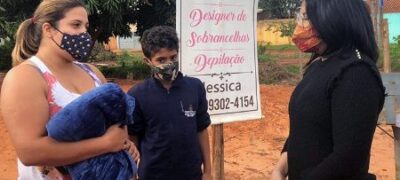 Cobertores de campanha do Governo do Estado já chegam aos lares de famílias de Campo Grande