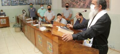 Câmara Municipal recebe Benção do Padre Ezequiel Pedra
