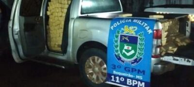 Polícia Militar apreende quase 2 toneladas de maconha, Recupera veículo furtado no distrito de Boqueirão