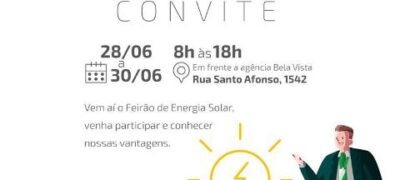 Sicredi Centro-Sul MS promove Feirão de Energia Solar em Bela Vista