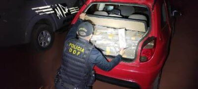 Veículo com mais de 380 quilos de maconha foi apreendido pelo DOF