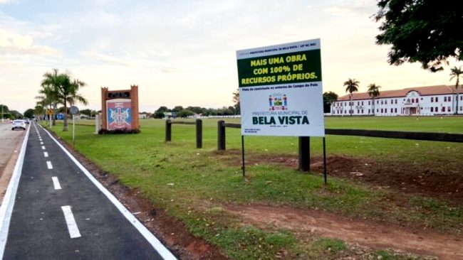 Recursos Próprios: Bela Vista inaugura Pista de Caminhada “Gentil Vargas da Rosa”