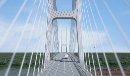 Dois consórcios disputam licitação para construir ponte da Rota Bioceânica em Murtinho