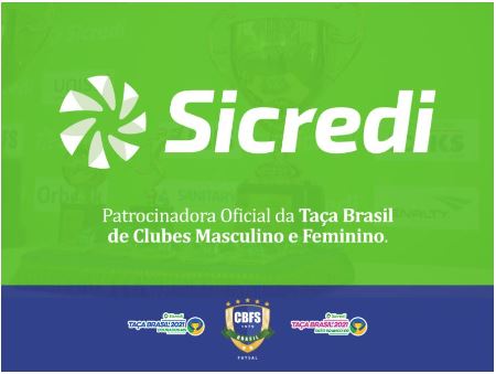 Sicredi é patrocinador oficial da Taça Brasil Sicredi de Futsal que acontecerá em Dourados