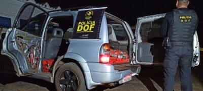 Veículo carregado com mais de 250 quilos de maconha foi apreendido pelo DOF durante a Operação Hórus