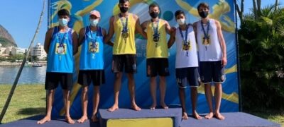 Cadu e Anthony são campeões invictos de etapa do Circuito Brasileiro Sub-19 de vôlei de praia