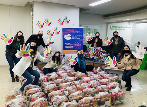 Dia de Cooperar: campanha do Sicredi arrecada cerca de 750 toneladas de alimentos e beneficia mais de 106 mil pessoas