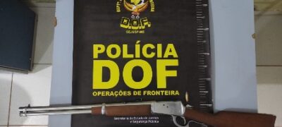 Arma de fogo furtada de fazenda de Sidrolândia foi recuperada pelo DOF