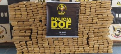 Veículo carregado com mais de 400 quilos de maconha foi apreendido pelo DOF durante a Operação Hórus