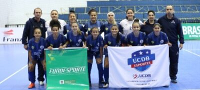 Serc/UCDB goleia time capixaba, mas se despede da Taça Brasil de Futsal feminina