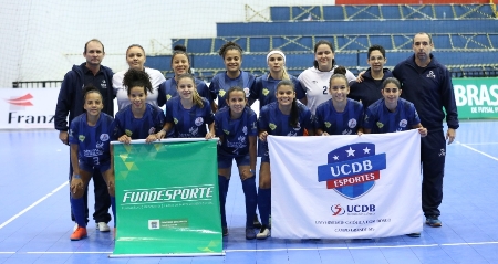 Serc/UCDB goleia time capixaba, mas se despede da Taça Brasil de Futsal feminina