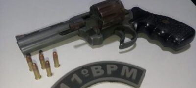 Polícia Militar prende homem por Porte Irregular de Arma de Fogo de uso permitido