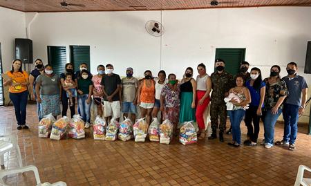 Bela Vista: Assistência Social e Exercito entregam mais Cestas Básicas