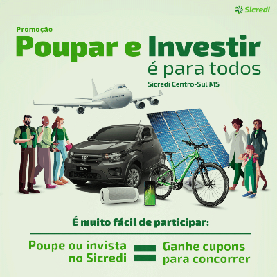 Vem aí o terceiro sorteio da promoção da Sicredi Centro-Sul MS