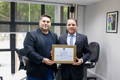 Coronel David recebe presidente do Sindimóveis e fortalece diálogo com a categoria