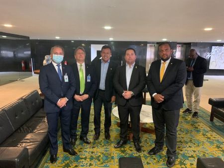 A convite de Bolsonaro, Cel David e Rodolfo Nogueira participam de reunião com caminhoneiros em Brasília