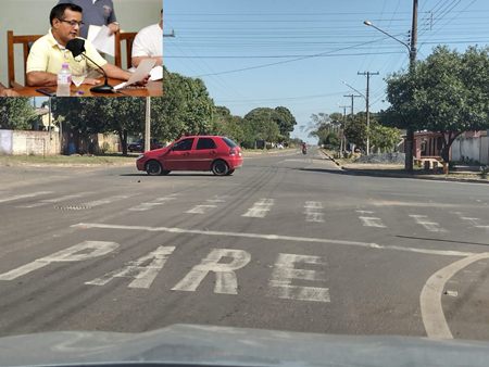 Vereador solicita construção de Mini Rotatória em frente ao Kactus