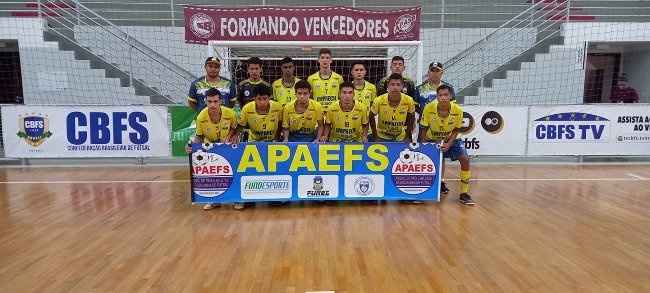 MS é representado pela Apaefs de Dourados na Taça Brasil de Futsal Sub-17
