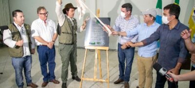 Coronel David recebe Ministro do Turismo na Expoagro em Dourados