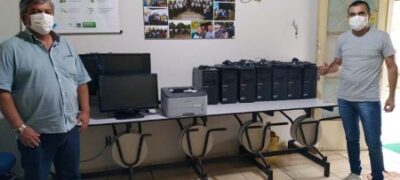 Prefeito Piti entrega computadores e ares-condicionados ao Centro de Controle de Vetores