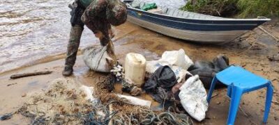Polícia Militar Ambiental autua 10 pessoas e aplica 92 mil em multas durante a operação Padroeira do Brasil