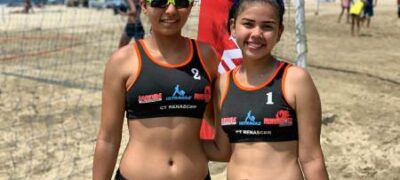 Dupla do Bela-vistense participou do Circuito Brasileiro Sub-19 de vôlei de praia no Rio de Janeiro