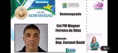 Diretor e policial do DOF são agraciados com Medalha Coronel Adib Massad