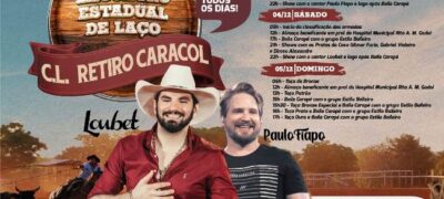 Programação para 35ª Festa do Laço do Clube Retiro Caracol já está completamente definida